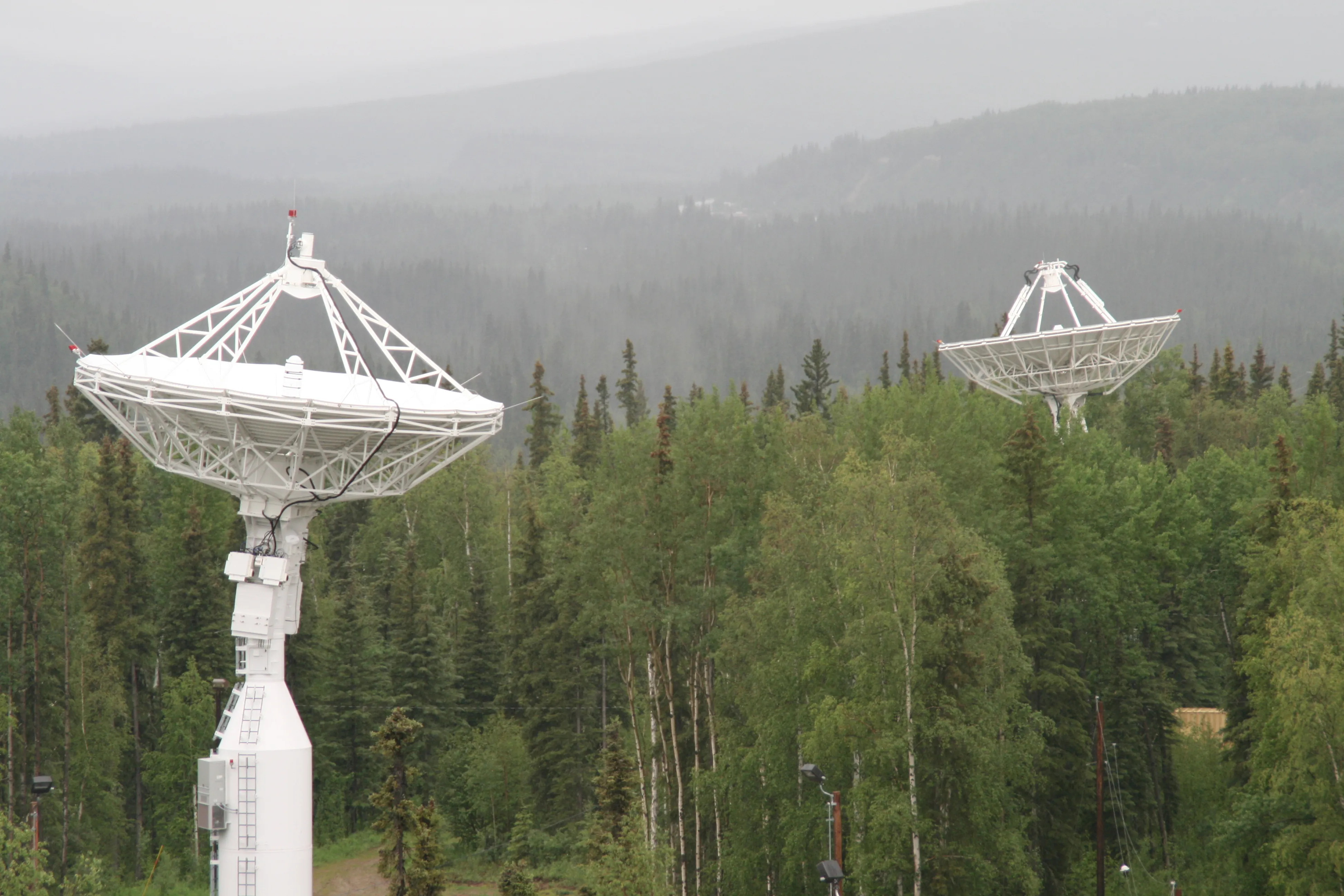 Ground Station Antennas, Alaska Satellite Facility Fairbanks, Alaska