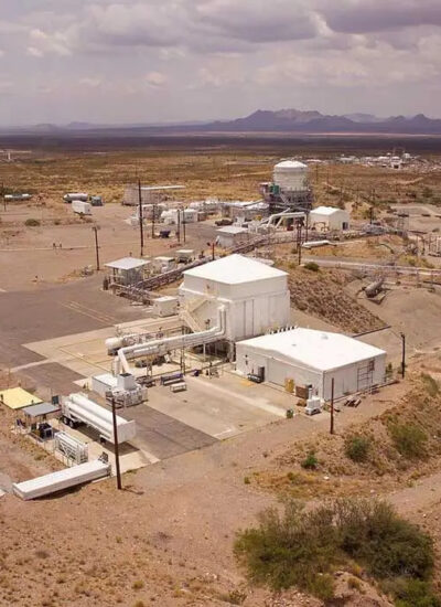 Aerial view of White Sands test Facility