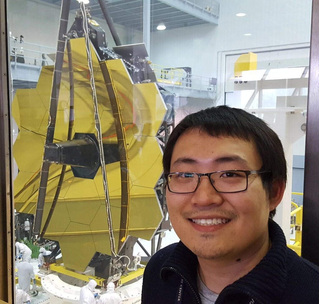 “I have spent the bulk of my career working on thermal analyses for the James Webb Space Telescope.” Courtesy of Kan Yang