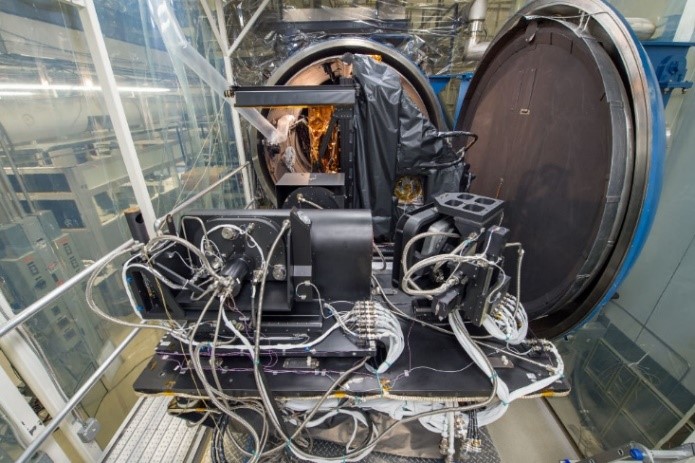 TIRS-2 hardware being prepared for thermal vacuum testing