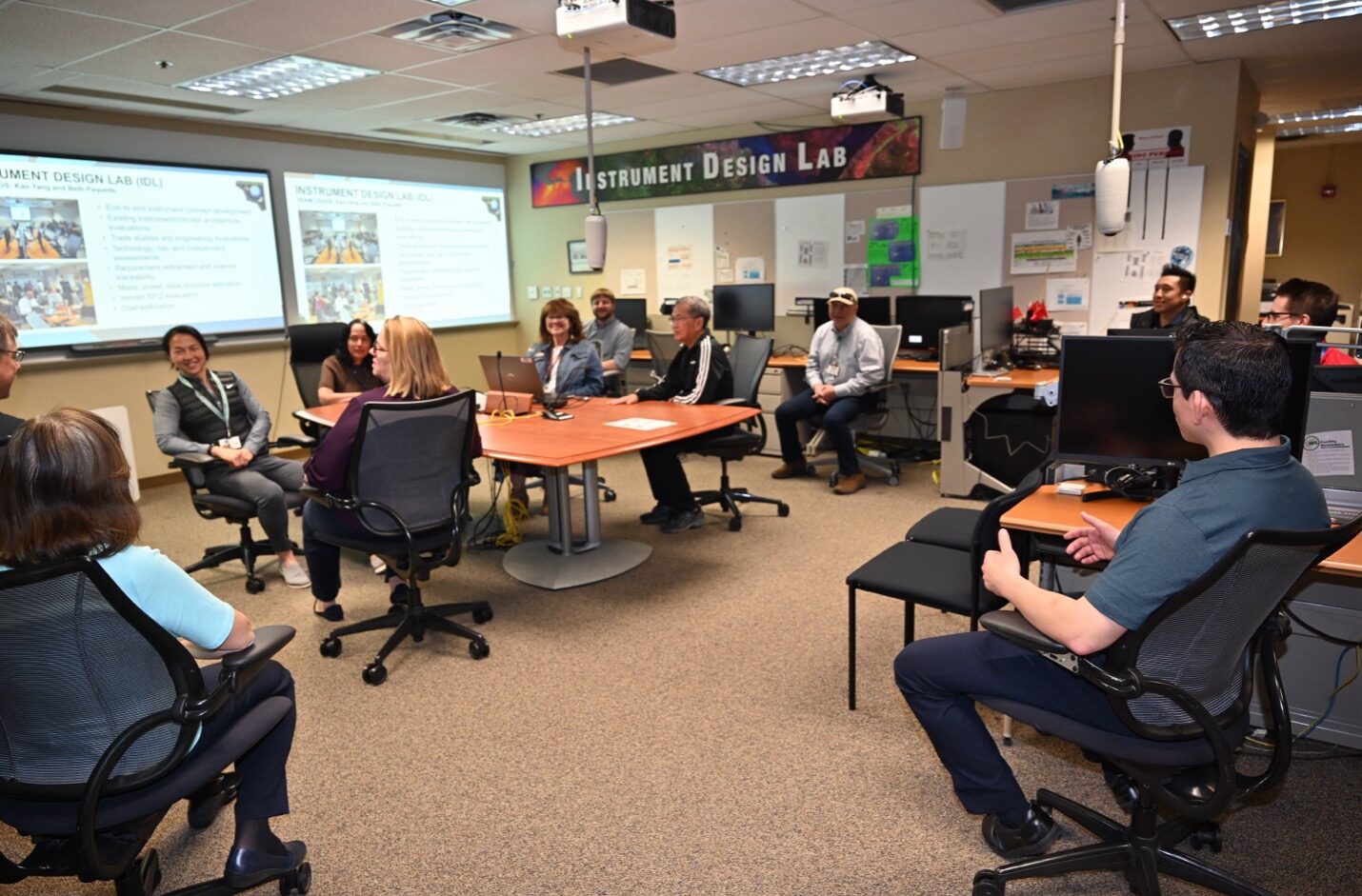 Photo of the Instrument Design Lab (IDC) which is located at Goddard Space Flight Center