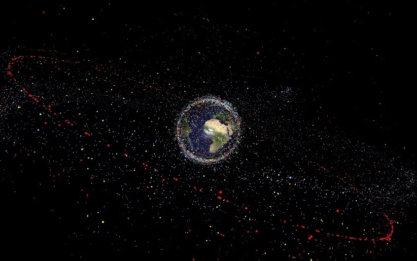 RSO objects larger than 1 m and 10 cm (Source: ESA)