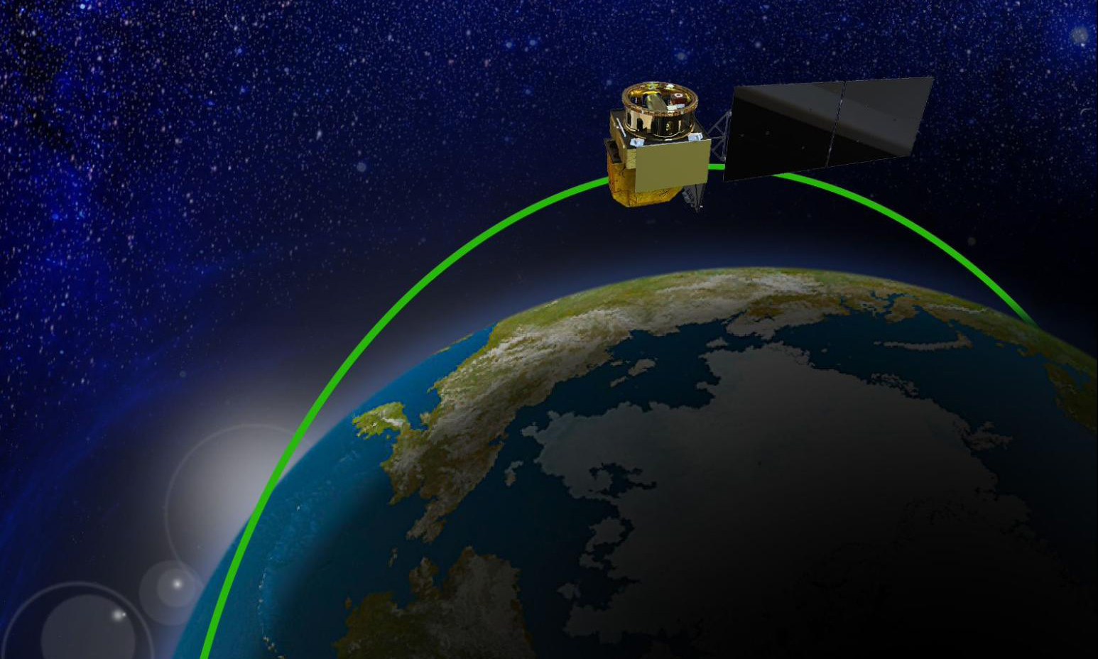 Conceptual drawing of QuickSounder, the first in a new generation of low-Earth orbit environmental satellites in NOAA’s Near Earth Orbit Network (NEON).