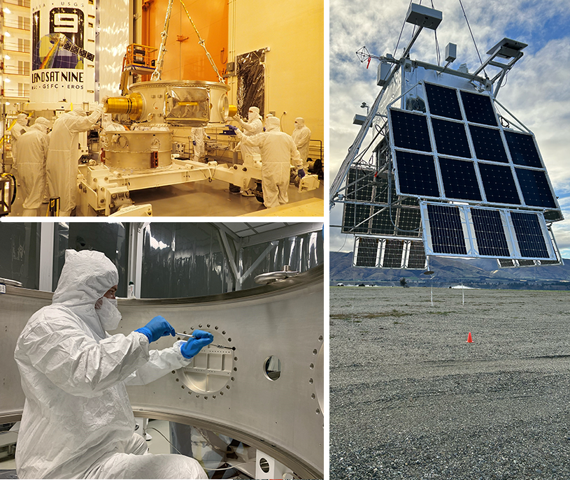 Photo montage of the Mechanical Engineering Branch capabilities